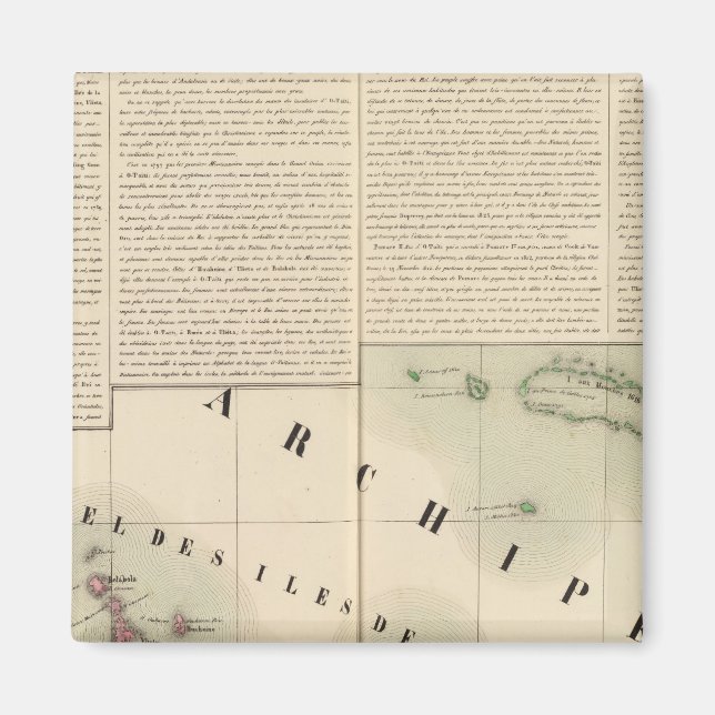 Society Islands Oceania nr 42 Magnet (Framsidan)