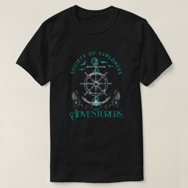 Society of Explorers and Adventurers (4) T Shirt (Design framsida)