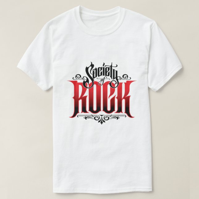 Society of Rock  T Shirt (Design framsida)