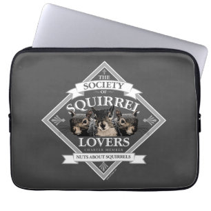 Society of Squirrel Älskare - lustig ekorrel Lapto Laptop Fodral