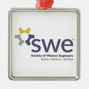 Society of Women Ingenjör SWE julprydnad Julgransprydnad Metall