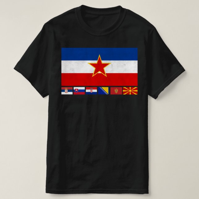 Socijalisticka Federativna Republika Jugoslavi ja T Shirt (Design framsida)