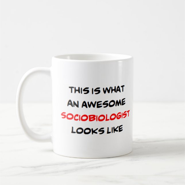 sociobiolog, fantastisk kaffemugg (Vänster)