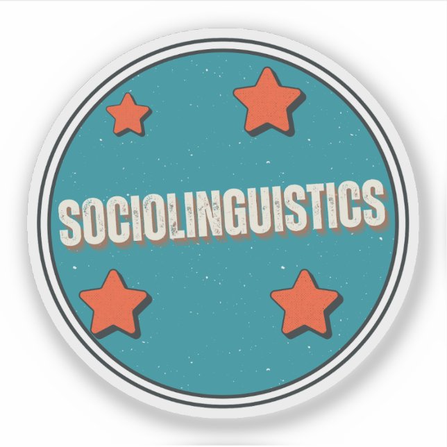 Sociolingvistik Klistermärken (Framsida)