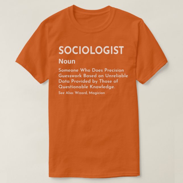 Sociolog Definition Definition: social scie T Shirt (Design framsida)