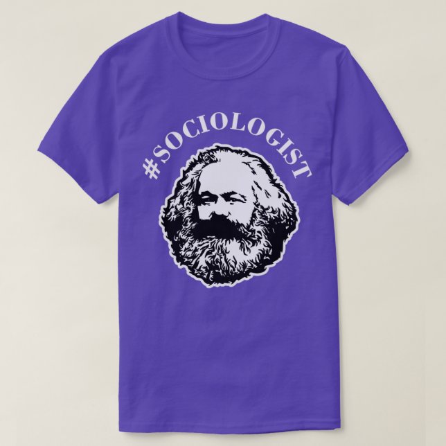 Sociolog Marx T Shirt (Design framsida)
