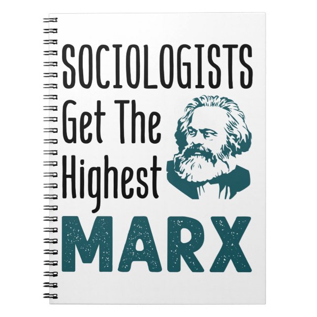 Sociologer får den högsta marxsociologin anteckningsbok (Framsidan)
