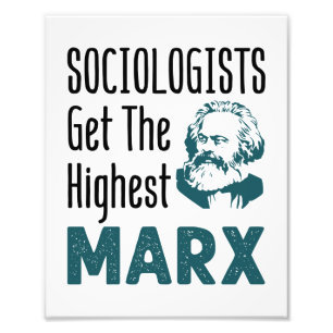Sociologer får den högsta marxsociologin fototryck