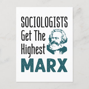 Sociologer får den högsta marxsociologin vykort