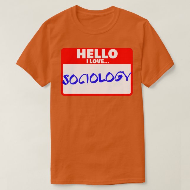 Sociologi 3 t shirt (Design framsida)