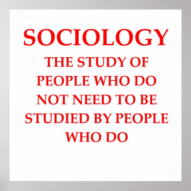 sociologi poster (Framsidan)