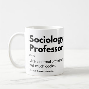 Sociologi Professor Funny Definition Kaffemugg