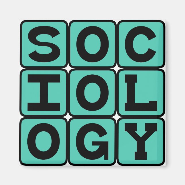 Sociologi, Studie av mänskligt beteende Magnet (Framsidan)