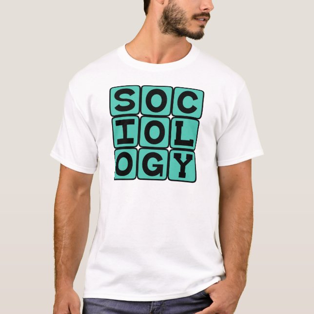 Sociologi, studiet av mänskligt beteende tee (Framsida)