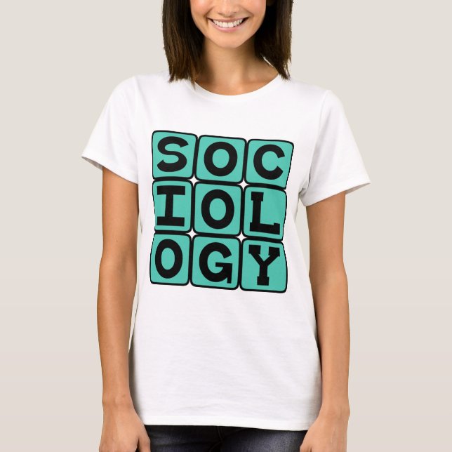 Sociologi, studiet av mänskligt beteende tröja (Framsida)