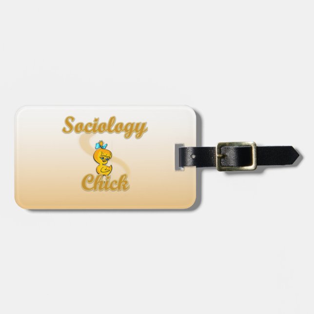 Sociologisk Chick Bagagebricka (Horisontell Framsida)