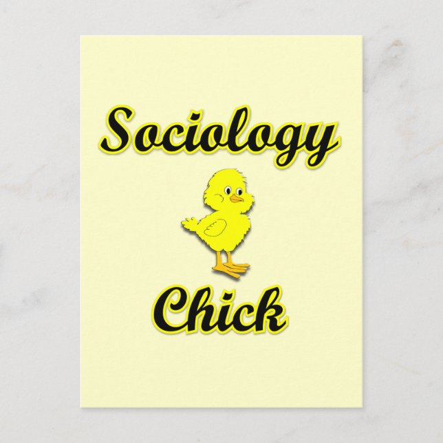 Sociologisk Chick Vykort (Framsida)