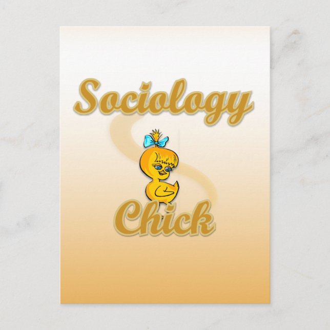 Sociologisk Chick Vykort (Framsida)
