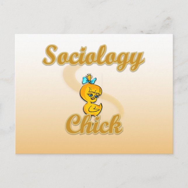 Sociologisk Chick Vykort (Framsida)