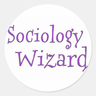 Sociologitrollkarl Runt Klistermärke