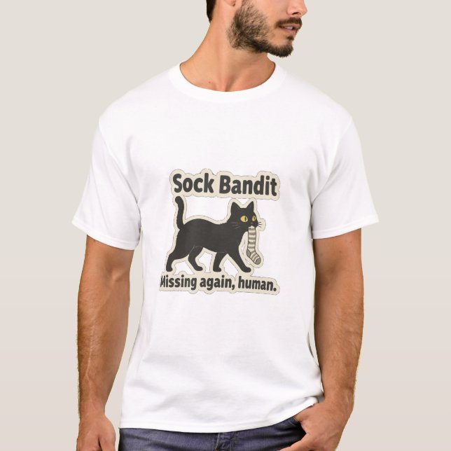 Sock Bandit T-Shirt (Framsida)