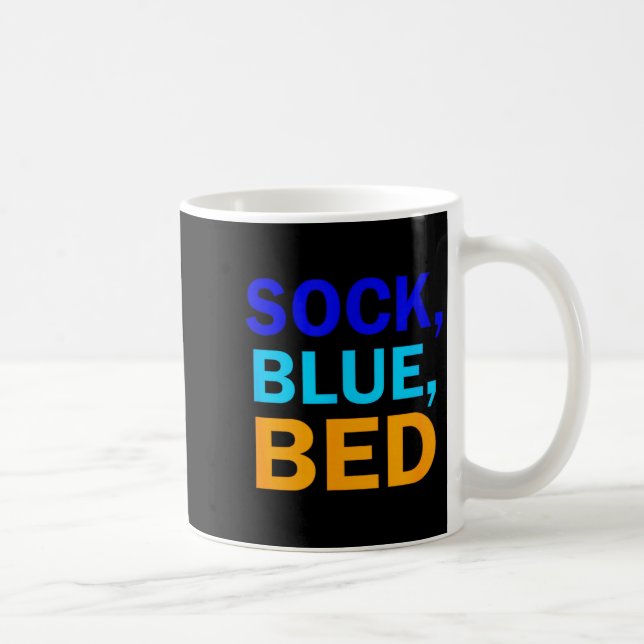 Sock Blue Bed _ Awesome Sock Blue Bed  Kaffemugg (Höger)