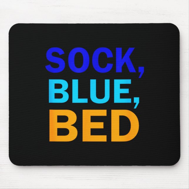 Sock Blue Bed _ Awesome Sock Blue Bed  Musmatta (Framsidan)