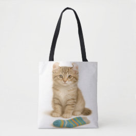 Sock det åt mig - American Curl Kitten Edition Tygkasse