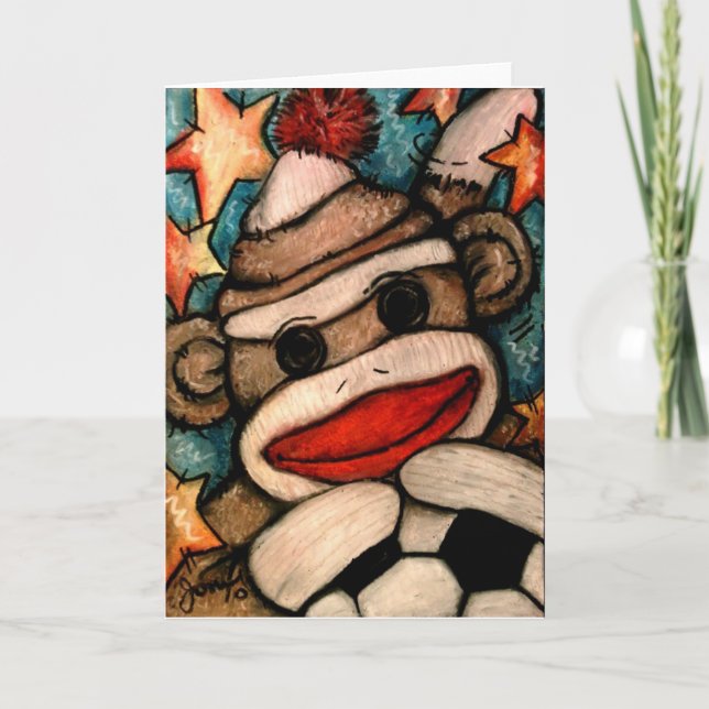 SOCK-er-apa Kort (Framsida)