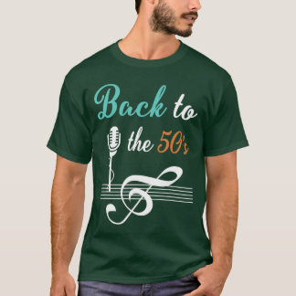 Sock Hop 50-tals Rockabilly Kläder 1950-tal presen T Shirt