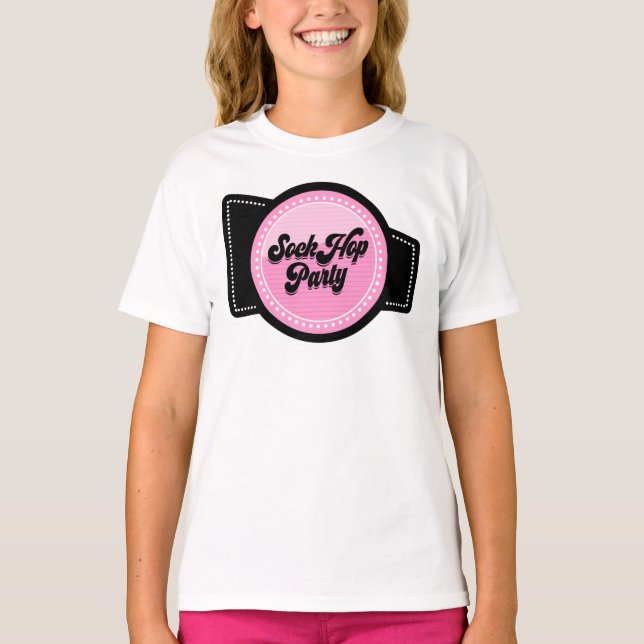 Sock Hop-fest T Shirt (Framsida)