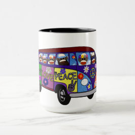 Sock Money Peace Bus Mug Mugg