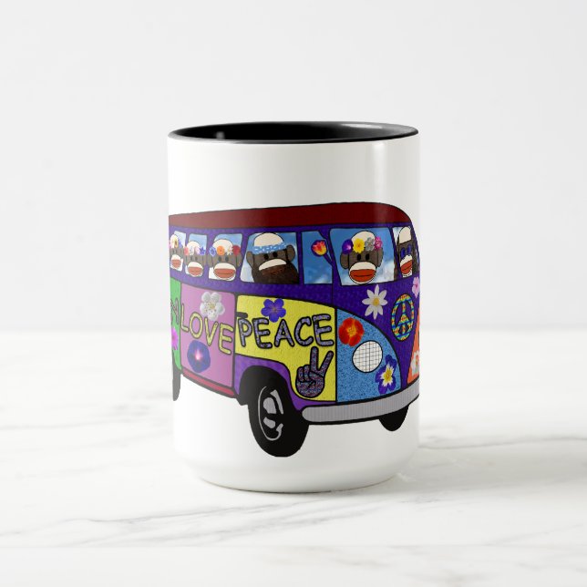 Sock Money Peace Bus Mug Mugg (Center)