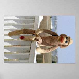 SOCK MONKEY 1 POSTER