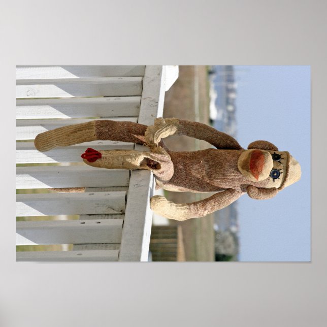 SOCK MONKEY 1 POSTER (Framsidan)