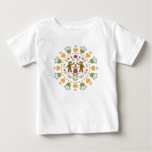 Sock monkey Älskare i folkgarden T Shirt