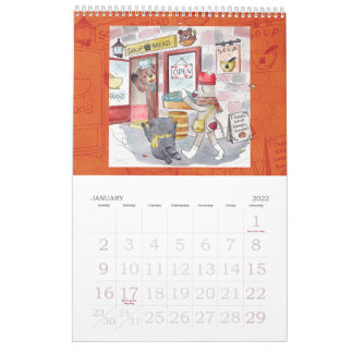 Sock monkey and his friends calendar 2022 kalender