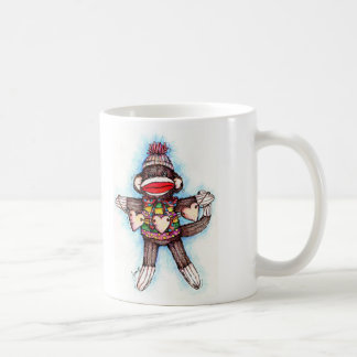Sock monkey - apaaffär kaffemugg