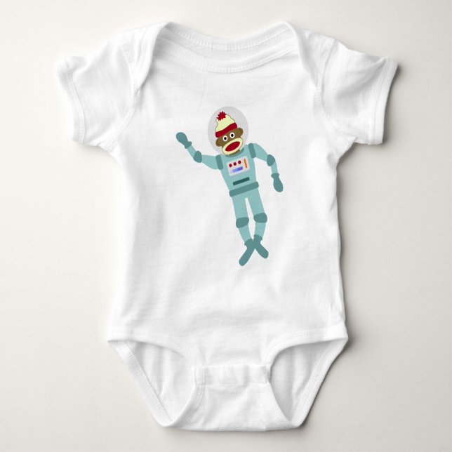 Sock monkey Astronaut Tee (Framsida)