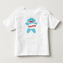 Sock monkey Baby Shirt Personalize