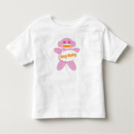 Sock monkey Baby Shirt Rosa Personalize T