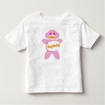 Sock monkey Baby Shirt Rosa Personalize