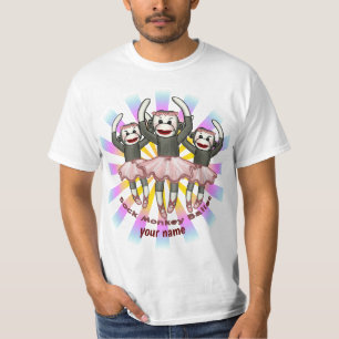 Sock monkey Ballet T Shirt