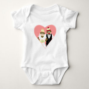 Sock monkey Bröllop Tee Shirt