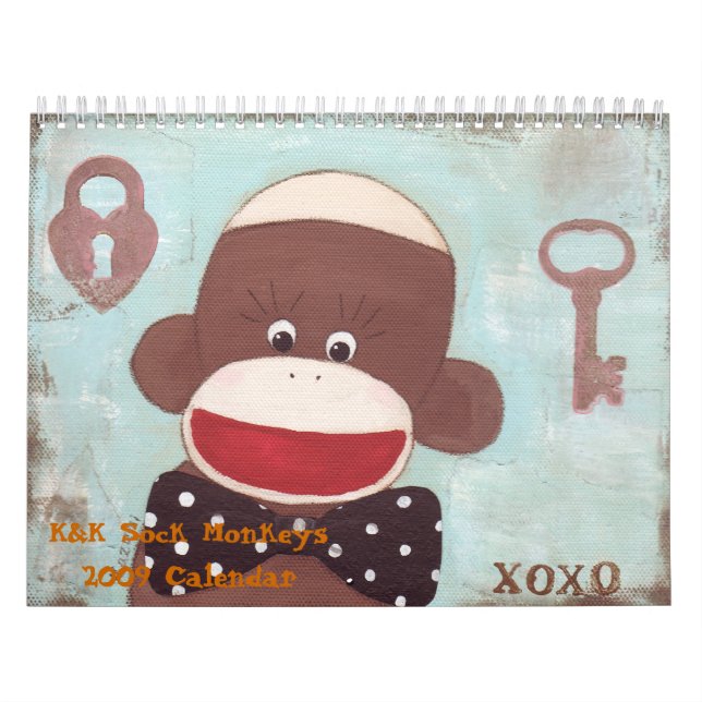 Sock monkey Cale.. Kalender (Omslag)