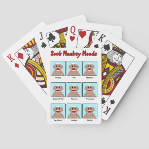 Sock monkey casinokort