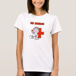 Sock monkey ER Nurse T-shirts och presenter