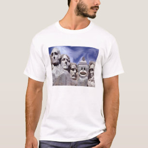 Sock monkey för Mt Rushmore Tee