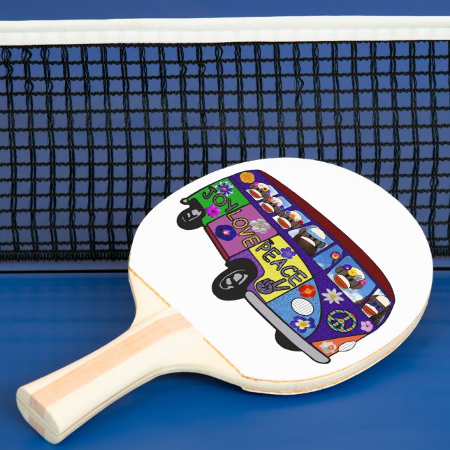 Sock Monkey Fredagsbuss  Pingisracket (Insitu)