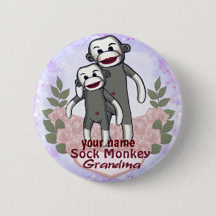 Sock monkey Grandma Knapp
